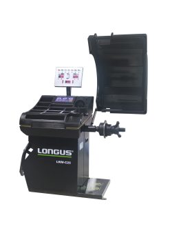 Die Radauswuchtmaschine LWM-C25 von Longus eignet sich für Räder von Pkws und Kleintransportern.